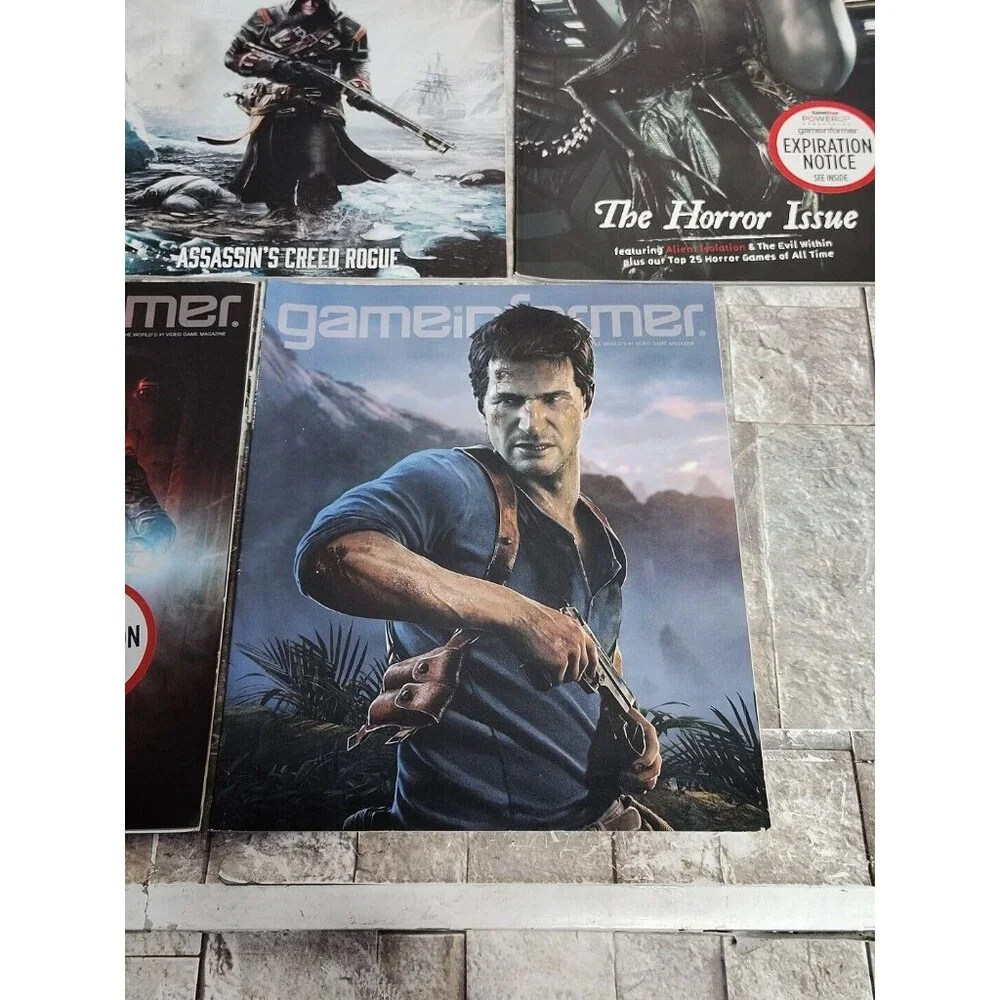 Lot Of 5 Game Informer Magazine Issues 255,257,258,259,262